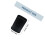 Metal Waste Paper Bin Garbage Bin Black 1set 2