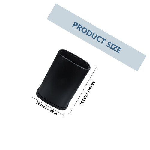 Metal Waste Paper Bin Garbage Bin Black 1set 1