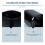 Metal Waste Paper Bin Garbage Bin Black 1set 10