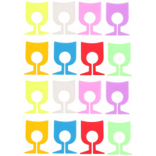 16 Cup Charms Weinkennzeichnung Silikon Festival Becher