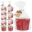 1Ensemble Caissettes À Cupcakes Flexibles Rouges En Papier Ondulé 5