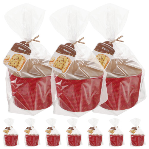 1Ensemble Caissettes À Cupcakes Flexibles Rouges En Papier Ondulé 2