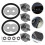 1Ensemble Kit Fixation Rapide Vis Aluminium Pare-Chocs Auto Couleur 7