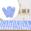 1Ensemble Couverture Extensible Table Et Banc De Pique-Nique Bleu PVC 4