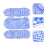 1Ensemble Couverture Extensible Table Et Banc De Pique-Nique Bleu PVC 2