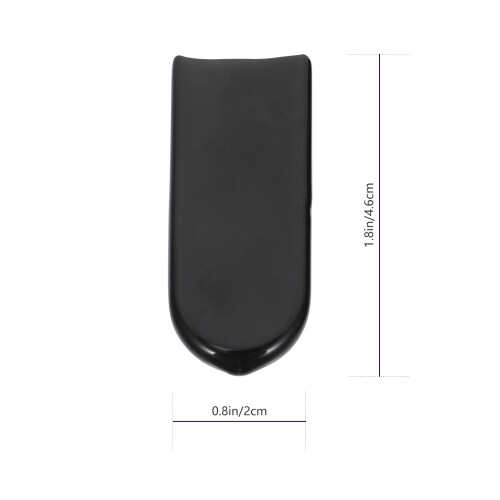 2Pcs Durable Rubber Sax Thumb Protector Black Cushion for Saxophone 1