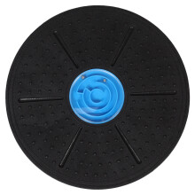 Fitness Wobble Board in Black, Balance Training Step Up Platform