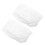 Protective Sleeves White 10pcs 5.1x3.3in 4
