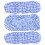 1Ensemble Couverture Extensible Table Et Banc De Pique-Nique Bleu PVC 9