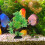 2pcs Fish Tank Tree Modeling Craft Underwater Tree Adornment Aquarium 3