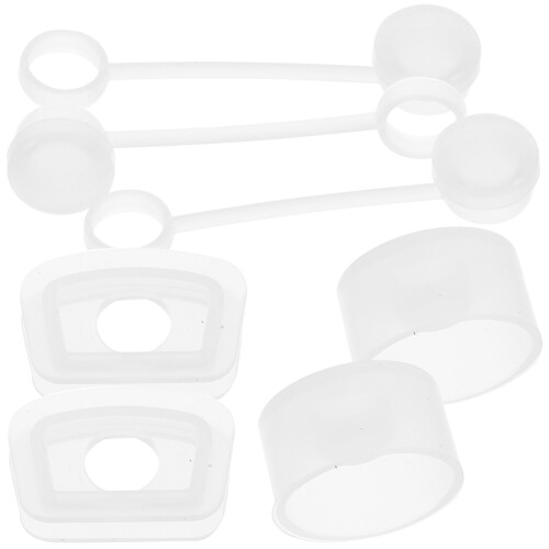 1set Flexible Silicone Leak Stopper For Belly Bottle Storage 2