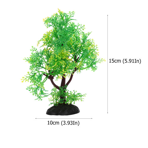 2pcs Fish Tank Tree Modeling Craft Underwater Tree Adornment Aquarium 1