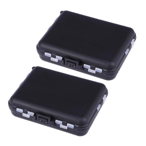 2 Pcs Fishing Accessories Box Gear Organizer Tackle Boxes Accessory