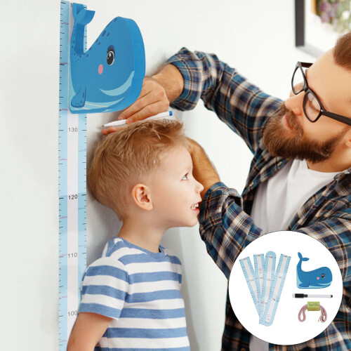 1 Set Magnetic Height Ruler Baby Three-Dimensional Altimeter 2