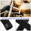 1 Pair Motorcycle Front Cover Shock Boots In Black Rubber 9
