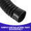 1 Pair Motorcycle Front Cover Shock Boots In Black Rubber 7