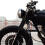 1 Pair Motorcycle Front Cover Shock Boots In Black Rubber 6