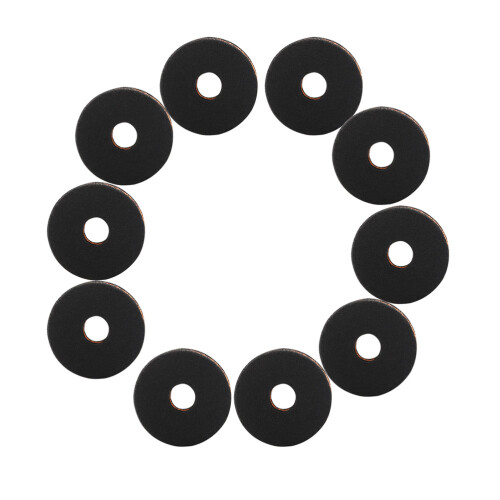 10Pcs Drum Set Felt Pads Assorted Color Cymbal Accessory for Drum Kits