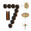 10Pcs Drum Set Felt Pads Assorted Color Cymbal Accessory for Drum Kits 4