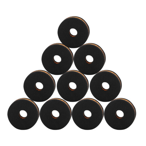 10Pcs Drum Set Felt Pads Assorted Color Cymbal Accessory for Drum Kits 1