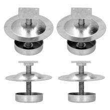 4Pcs Silver Metal Beehive Stand Rust-Resistant Iron Base for Hives
