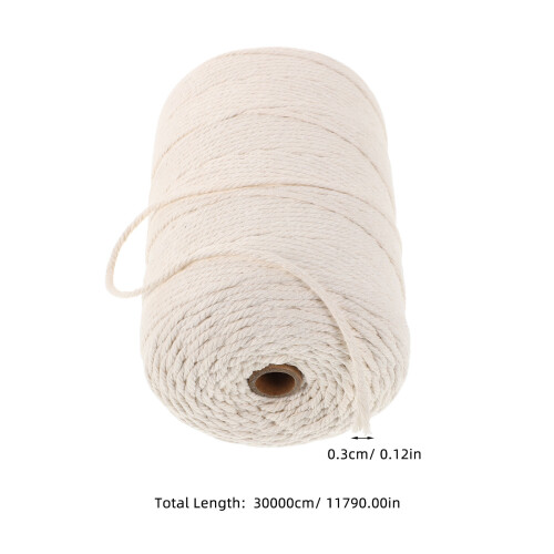 Macrame Cotton Rope Beige For Home Diy Projects Safe And 1
