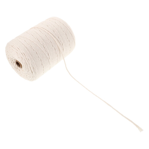 Macrame Cotton Rope Beige For Home Diy Projects Safe And