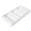 White Multi-Tier Plastic Book Rack Storage Shelf for Kitchen 10