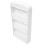 White Multi-Tier Plastic Book Rack Storage Shelf for Kitchen 9