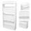 White Multi-Tier Plastic Book Rack Storage Shelf for Kitchen 5