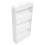 White Multi-Tier Plastic Book Rack Storage Shelf for Kitchen 4