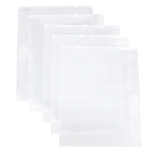 5Pcs Sealed Plastic Shoes Bags Travel Storage Pouch Assorted Colors
