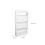 White Multi-Tier Plastic Book Rack Storage Shelf for Kitchen 2