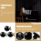 3Sets Professional Black Piano Handles Practical Metal Plastic Parts 6