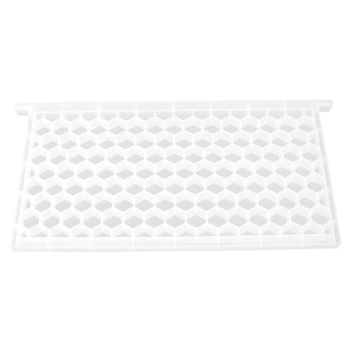 Plastic Bee Feeding Device Safe Durable White Tool for Farmers