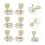 6Pcs Steel Guitar Tuning Pegs Durable Silver Replacement Machine Heads 3