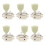 6Pcs Steel Guitar Tuning Pegs Durable Silver Replacement Machine Heads 7