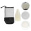 1Set White Outdoor Roller-Skating Training Cones Pe Marker Set 4