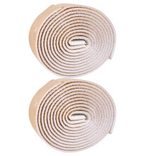2Pcs White 3D Wall Decals Self-Adhesive Waterproof Waist Line Stickers