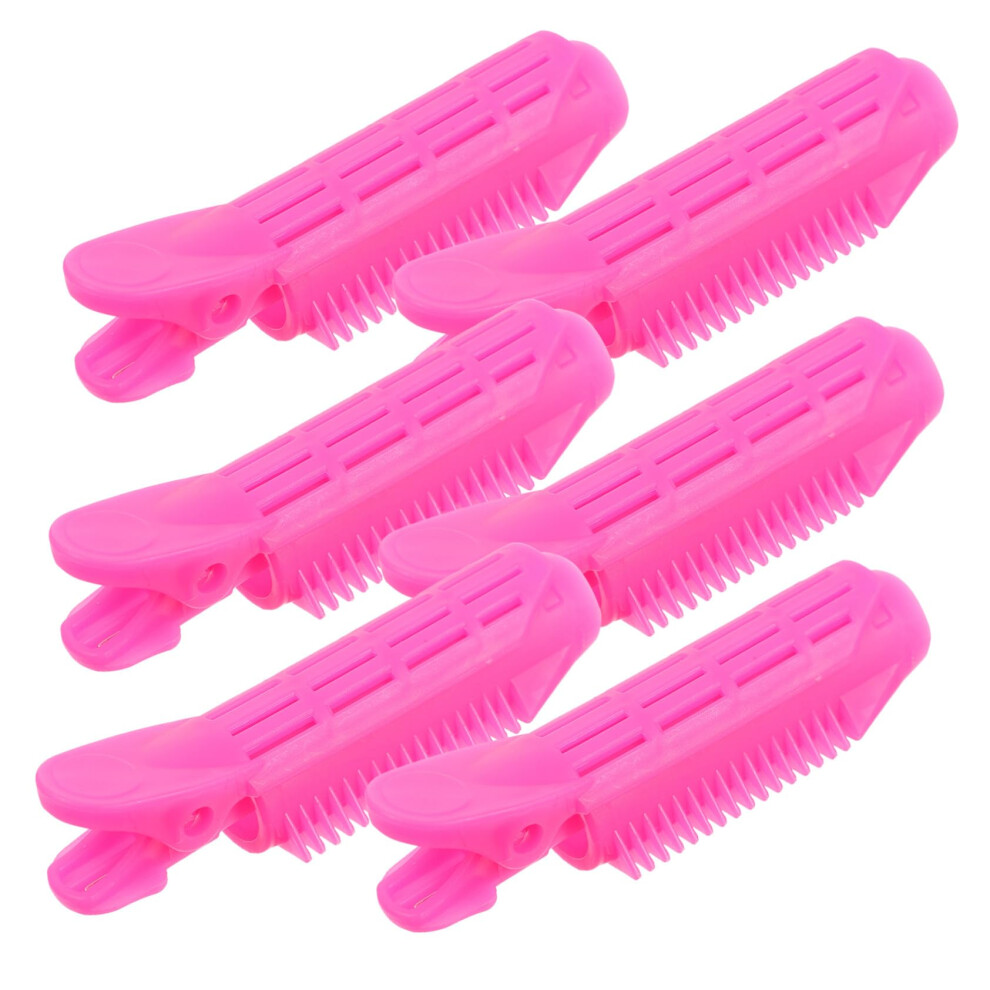 6pcs Hair Curlers with Secure Grip for DIY Bangs Styling and LongLasting Volume