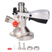 Stainless Steel A Type Beer Keg Coupler Tap with Relief Valve for Commercial and Home Brewing