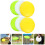6pcs Golf Discs Softball Throwing Accuracy Tool Round Use 3