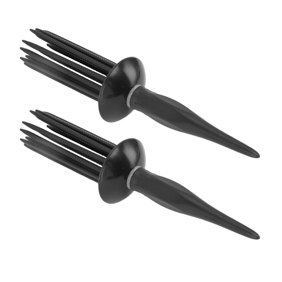 Unisex Hair Styling Comb With Pointed Tail And Curling Roll For Precise Sectioning And Fluffy Salon Looks