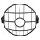 Black Iron Retro Mesh Headlight Protector Cover for Motorcycle Use 1