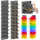 Hat Rack 2 Pack Wall and Door Mount Baseball Cap Organizer with Secure Spring Clips Multicolour 1