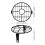 Black Iron Retro Mesh Headlight Protector Cover for Motorcycle Use 2