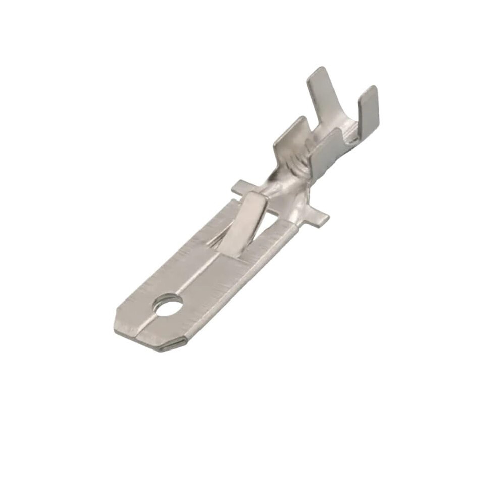 100Pcs 6.3Mm Brass Tinned Automotive Wire Connectors Male Spade Terminals For Car Battery 9113335519794