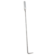 Heavy Duty Fireplace Poker Tool and Steel Fire Pit Tongs with Unique Hook for Campfire BBQ