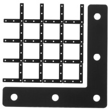 30Pcs Durable Steel L Shaped Corner Brackets for Furniture  and Right Angle Shelf Support