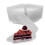 100 Pcs Cheesecake Slice Container Clear Plastic Pie Box Keep Food Fresh Disposable Hinged Design 1